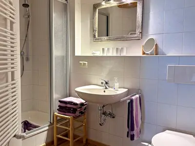 Badezimmer Ferienwohnung Mittag