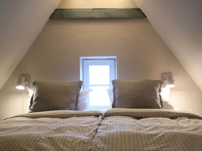 Schlafzimmer unterm Dach