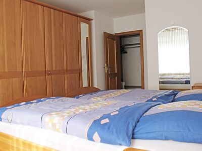 Schlafzimmer zwei Ferienwohnung Emsbett in Rheine