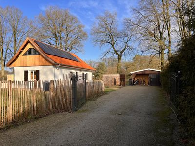 Außenansicht des Ferienhaus Emsglück in Rheine