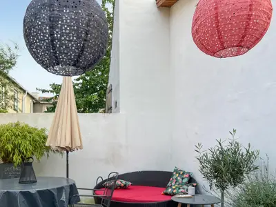 outside
