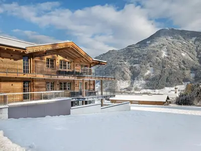 Hausansicht Winter_Chalet WildRuh_Ried im Zillerta