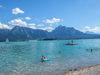 Traumansicht am Forggensee