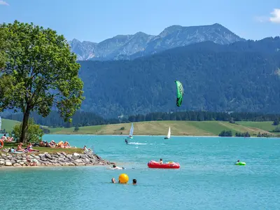 Badeplatz am Forggensee - Ausflugsziel -