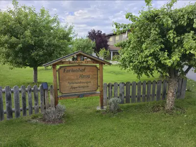 Schild Ferienhof Haug