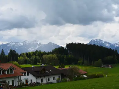 Blick aus dem Süd und Westbalkon