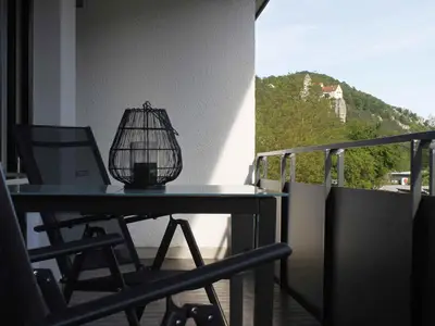 Balkon Richtung Oste