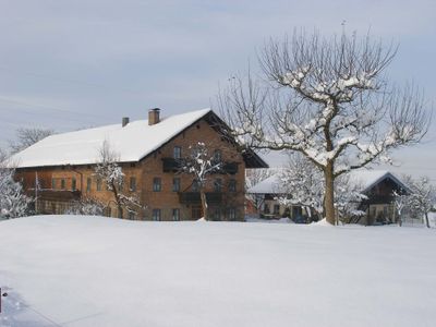 Hof im Winter