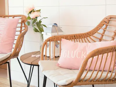 Sitzgruppe im Doppelzimmer