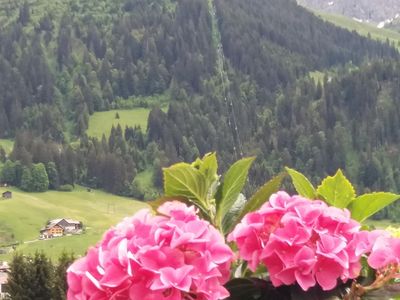 Blick nach Riezlern Kanzelwandbahn