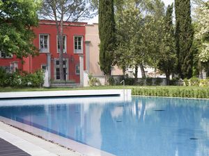 Das Schwimmbad der Villa Palagio