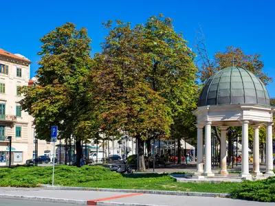 outside