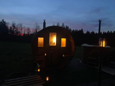 Sauna und Hot Tub