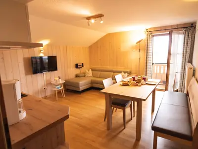 Kuschelecke und Essplatz Küche