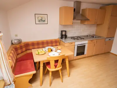 Essbereich in der Wohnküche