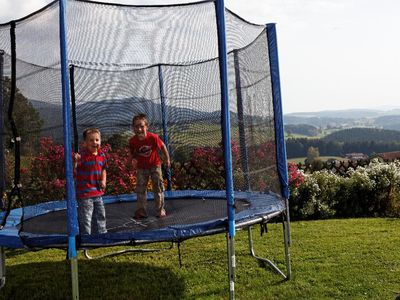 Spielplatz Trampolin