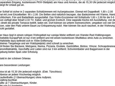 Ferienwohnung für 6 Personen (58 m²) in Ringsheim 1/10