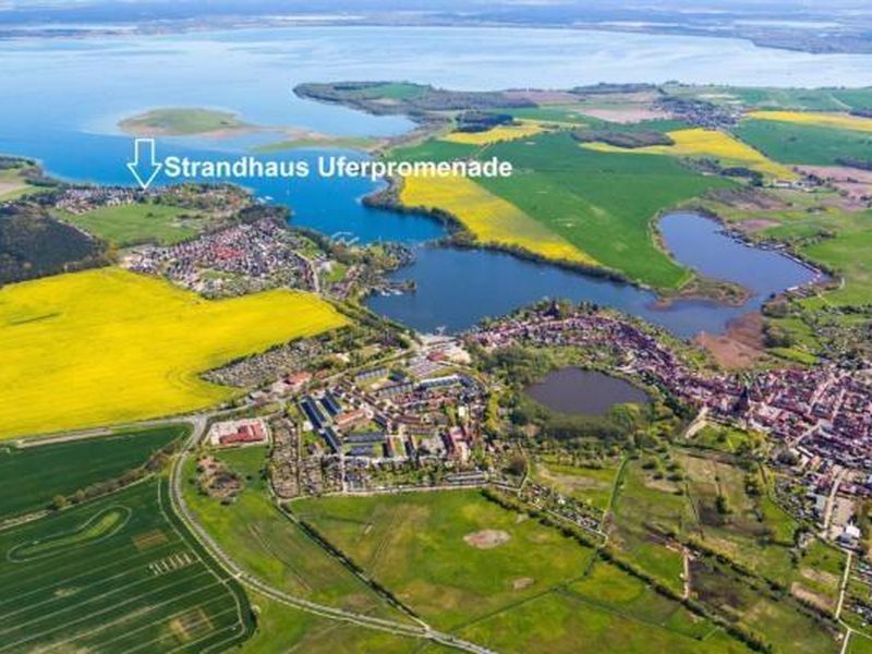 Lage des Strandhauses direkt an der Müritz