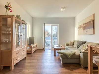 Ferienwohnung SeeBrise Röbel Wohnzimmer