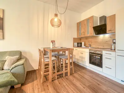 Ferienwohnung SeeBrise Röbel Küchenzeile