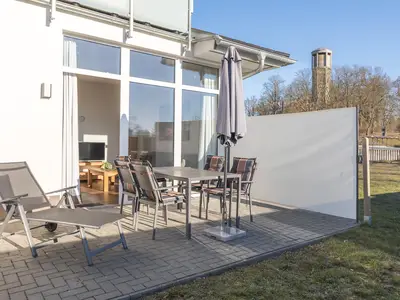 Ferienwohnung SeeNest Röbel Terrasse