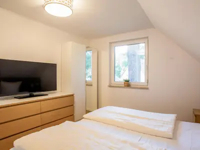 Ferienwohnung Merlin Ausguck Röbel/Müritz Schlafzimmer