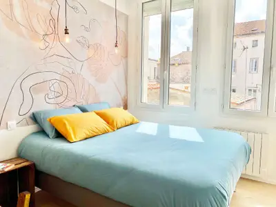 Schlafbereich. Schlafbereich mit 160 cm Bett