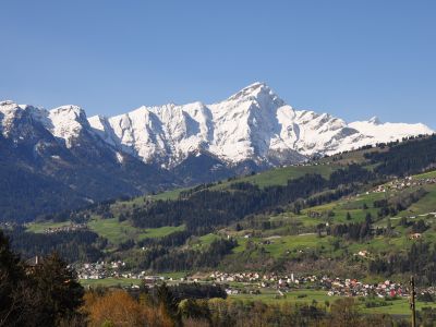 Aussicht auf den Piz Beverin