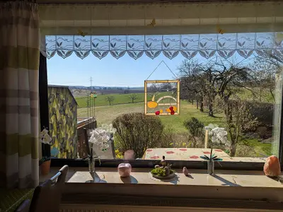 Fernblick aus der Ferienwohnung