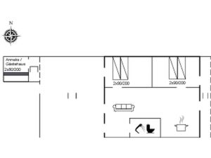 Ferienwohnung für 8 Personen (67 m²) in Rømø