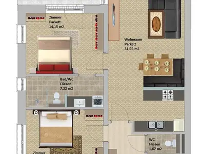 Ferienwohnung für 5 Personen (85 m²) in Rohrmoos 2/10