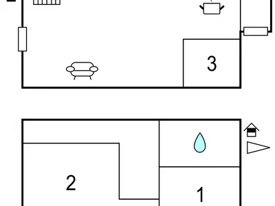 Ferienwohnung für 6 Personen (71 m²) in Rømø 1/10