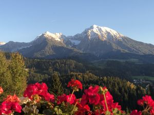 Blick von der Terrasse auf Gr. und Kl. Pyhrgas