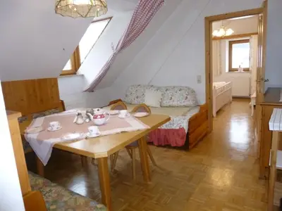 Wohnzimmer XL Apatment Wollstube