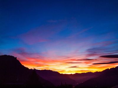 Herbstlicher Sonnenuntergang im Wallis-7