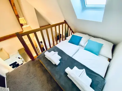 Apartment SCHLEUSENTOR Bett
