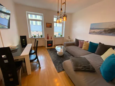 Ferienwohnung zur Schleuse Rostock, Ansicht Schlafzimmer 1