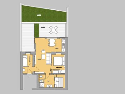 Ferienwohnung für 5 Personen (53 m²) in Rostock 8/10