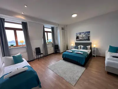 Ferienwohnung Hafenkante Schlafzimmer