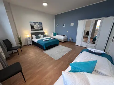 Ferienwohnung Hafenkante Schlafzimmer