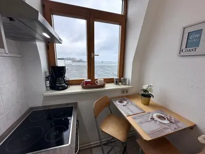 Ferienwohnung Hafenkante Küche