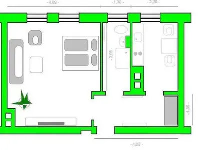 Ferienwohnung für 2 Personen (36 m²) in Stadtmitte 2/10