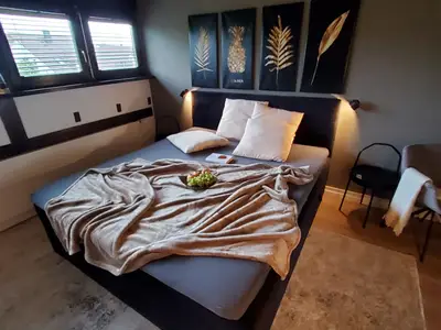 Boxspringbett als Daybed
