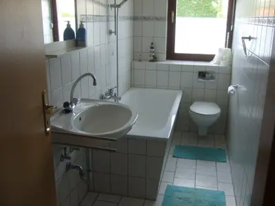 Fewo Nostalgie - Badezimmer