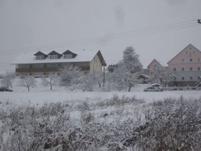 Winteraussichten auf unser Ferienhaus