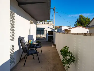 outside