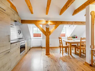 Fewo 16: Wohnraum mit Küche