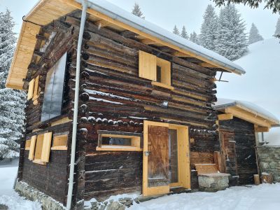 Maiensäss Tegia Cucagna - Ansicht Winter