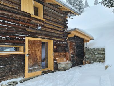 Maiensäss Tegia Cucagna - Ansicht Winter