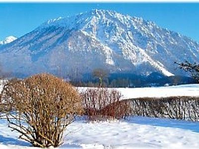 Blick auf die traumhafte Winterlandschaft